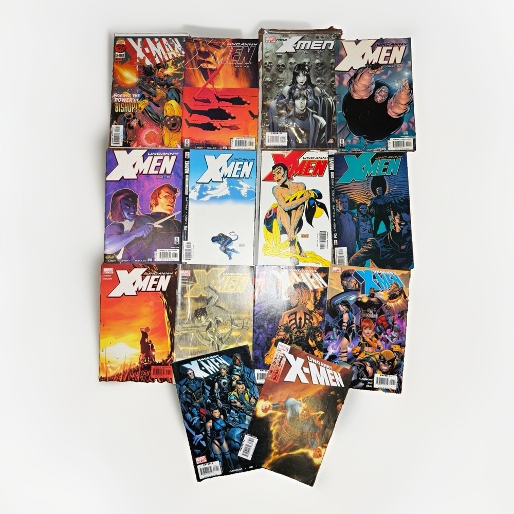 Marvel Uncanny X-Men 14 Comic Book Lot Modern Age Bishop Mystique Claremont